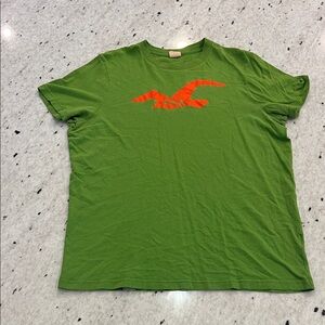 Hollister Tee Shirt w/ Orange Seagull